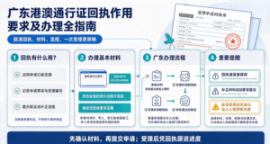 广东港澳通行证回执作用要求及办理全指南