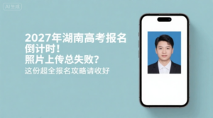 2027年湖南高考报名倒计时！照片上传总失败？这份超全报名攻略请收好